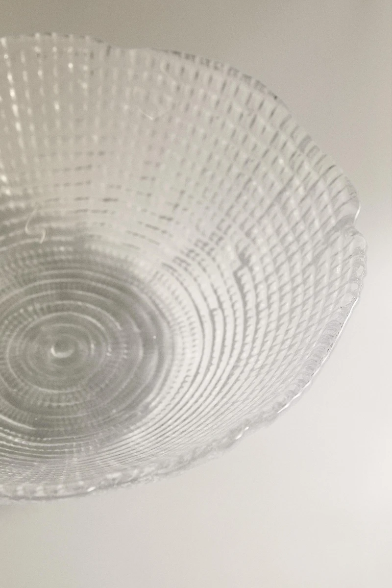 BOL EN VERRE RELIEF