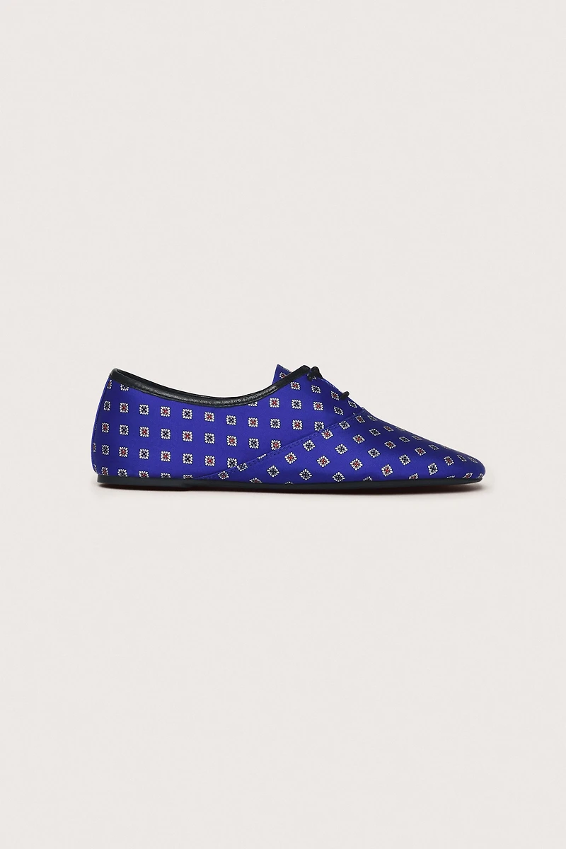 LIMITED EDITION PRINTED BLUCHER SHOES
