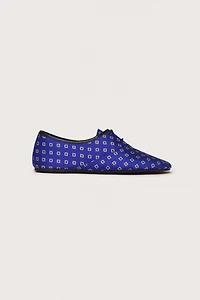 LIMITED EDITION PRINTED BLUCHER SHOES