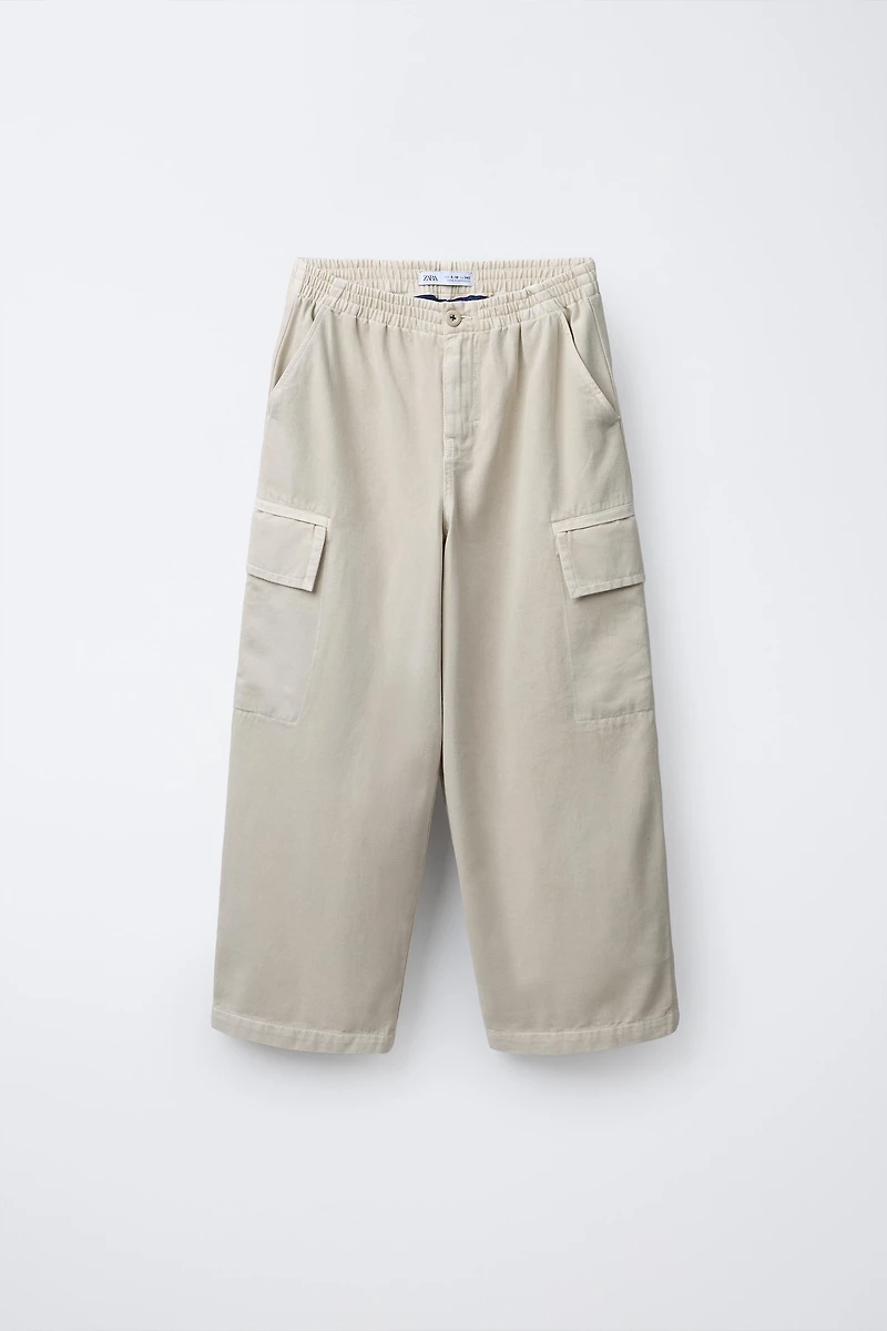 STRAIGHT FIT CARGO PANTS