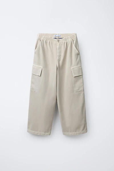 STRAIGHT FIT CARGO PANTS