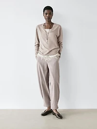 Pull en maille oversize 100 % laine