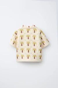 CROCHET PALM TREE SHIRT