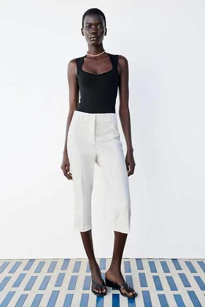 STRETCH SQUARE NECK BODYSUIT