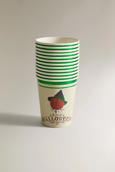 SET OF CHILDREN'S HALLOWEEN PAPER CUPS (SET OF 12)