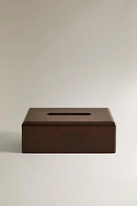 WOODEN TISSUE BOX