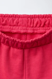 ENSEMBLE SWEAT À CAPUCHE ET BERMUDA INSCRIPTION