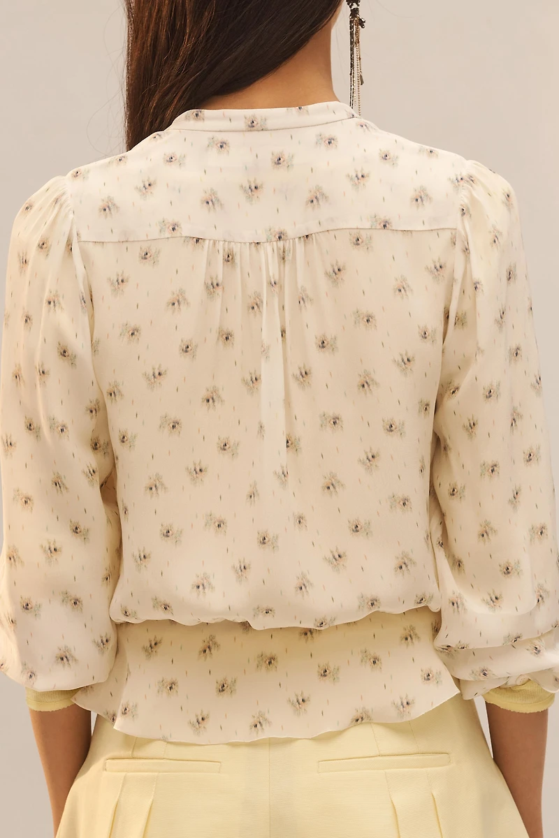 BLOUSE IMPRIMÉE À NŒUDS ÉDITION LIMITÉE