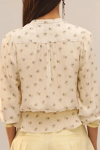 BLOUSE IMPRIMÉE À NŒUDS ÉDITION LIMITÉE