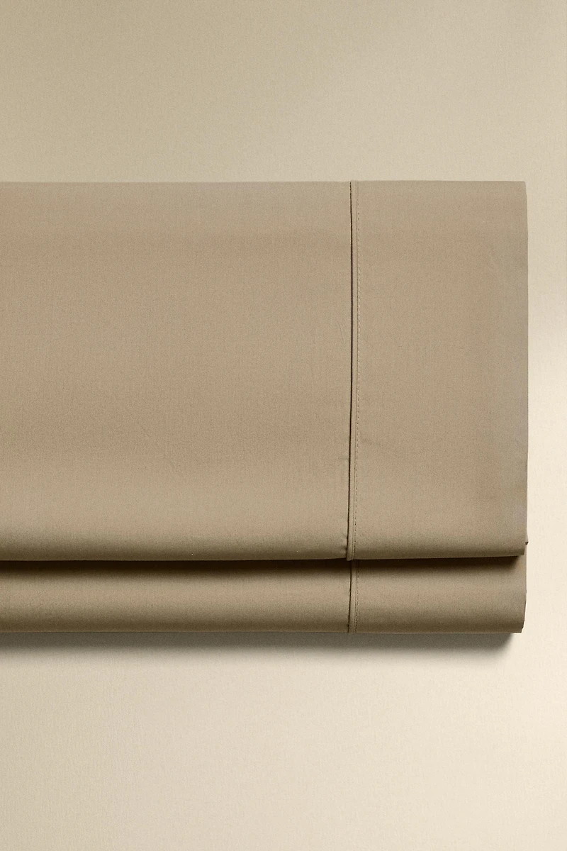 DRAP PLAT PERCALE DE COTON (300 FILS)