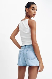 JUPE-PANTALON Z1975 EN JEAN CROISÉE