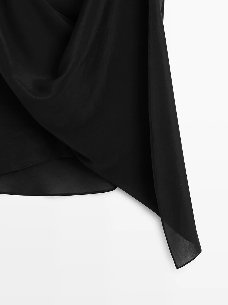 Semi-sheer asymmetric top