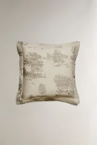 TOILE DE JOUY SATEEN PILLOWCASE