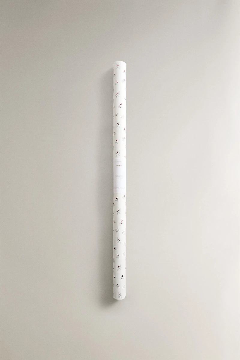 SHINY LEAF CHRISTMAS WRAPPING PAPER