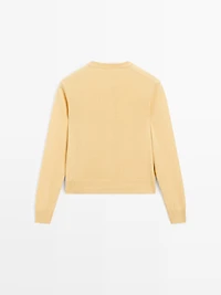 Cardigan boutons dorés 100 % laine