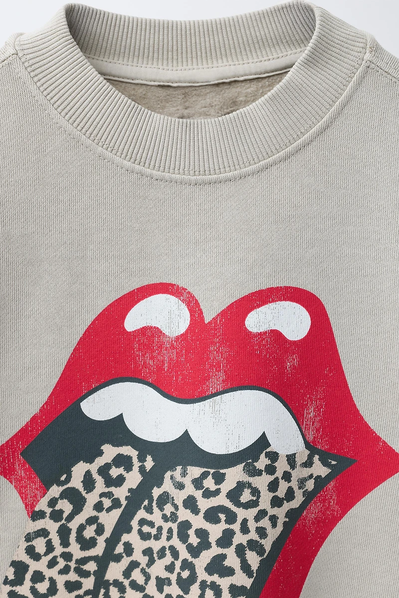 ROLLING STONES © PRINTED SWEATSHIRT