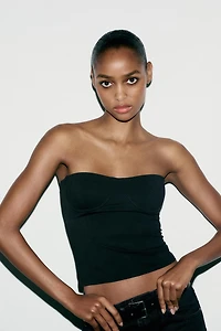 POLYAMIDE BANDEAU TOP