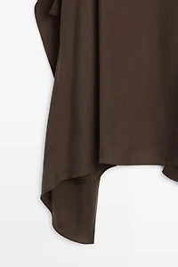 Strappy mini dress with ruffle detail