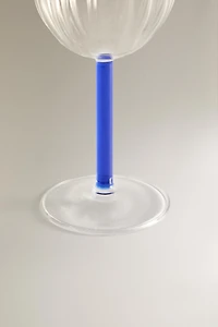 BOROSILICATE GLASS WITH COLORED STEM