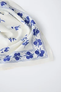 BANDANA CARRÉE FLEURS
