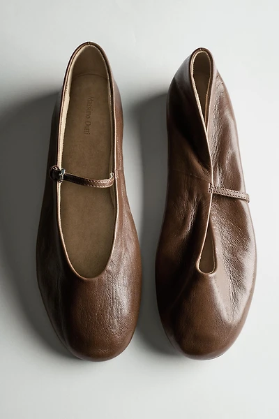 Ballerine en cuir souple