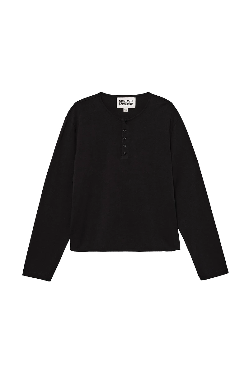 REGULAR FIT HENLEY SHIRT
