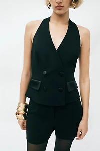 HALTER TUXEDO WAISTCOAT