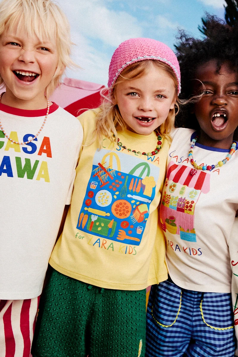T-SHIRT IMPRIMÉ LOGO CASA LAWA X ZARA KIDS