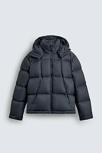 100% FEATHER WATER REPELLENT PUFFER JACKET
