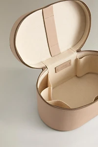 PETITE TROUSSE DE TOILETTE RIGIDE EN CUIR