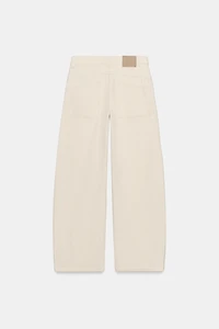 ZW COLLECTION LOOSE BARREL MID-RISE JEANS