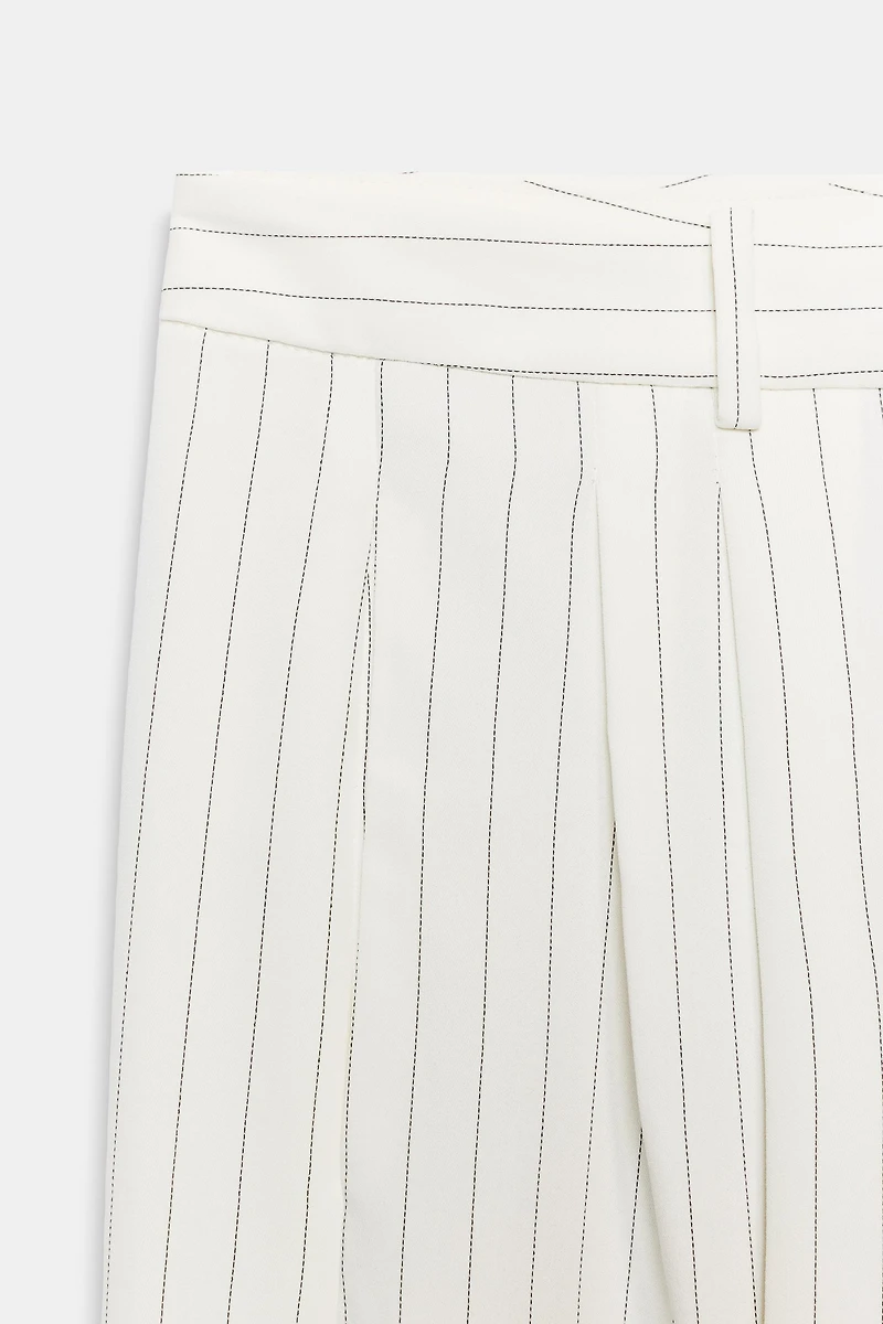 ZW COLLECTION STRIPED WIDE LEG PANTS