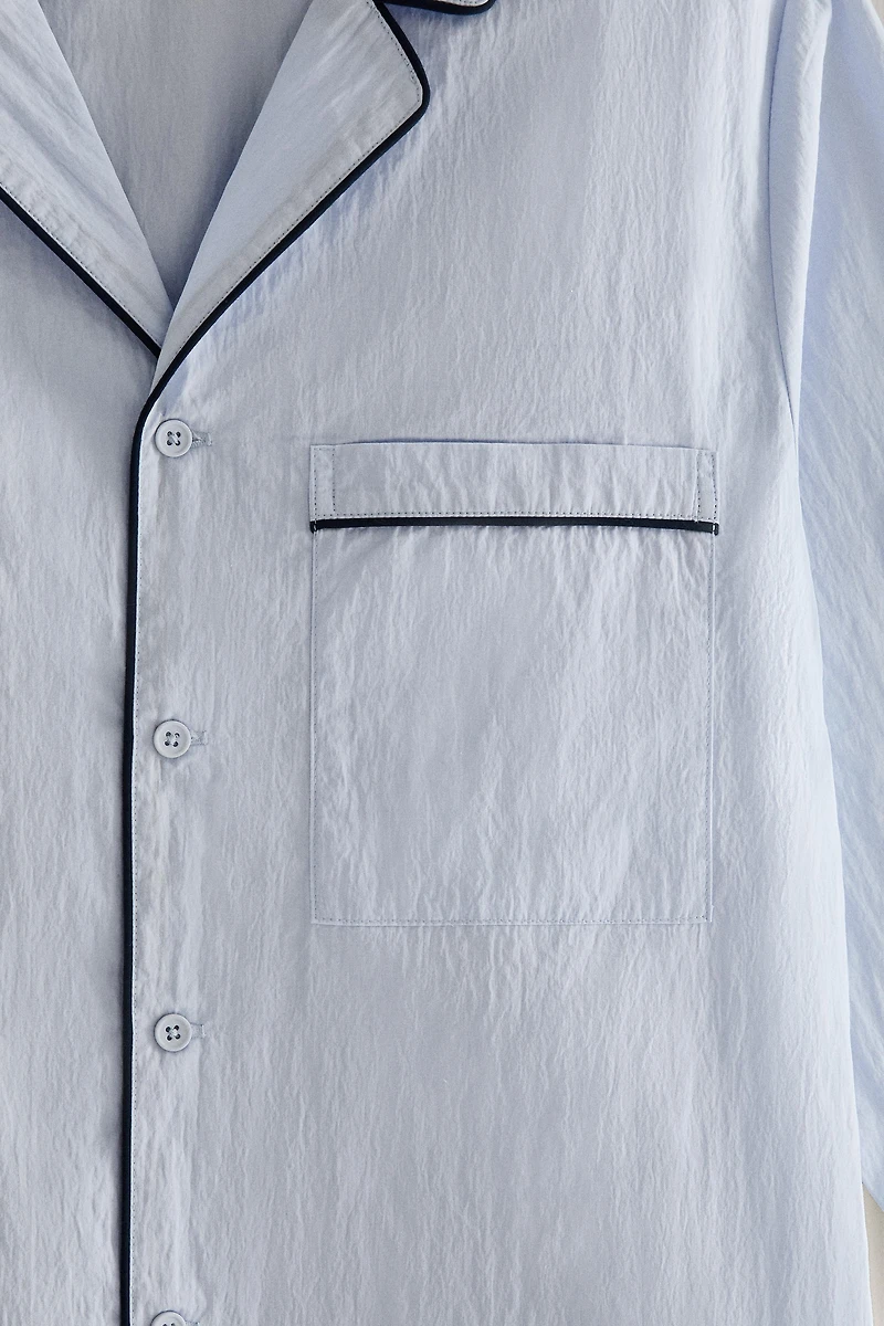 CHEMISE PASSEPOIL NOIR