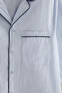 CHEMISE PASSEPOIL NOIR