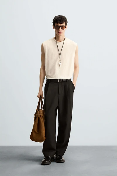 100% LINEN TANK TOP