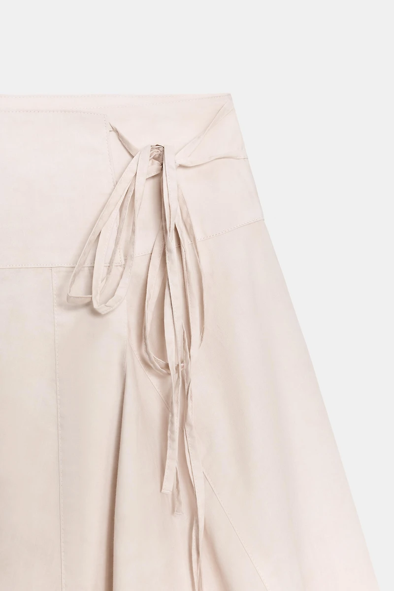 WRAP MIDI SKIRT