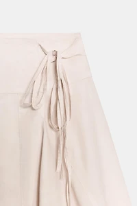 WRAP MIDI SKIRT