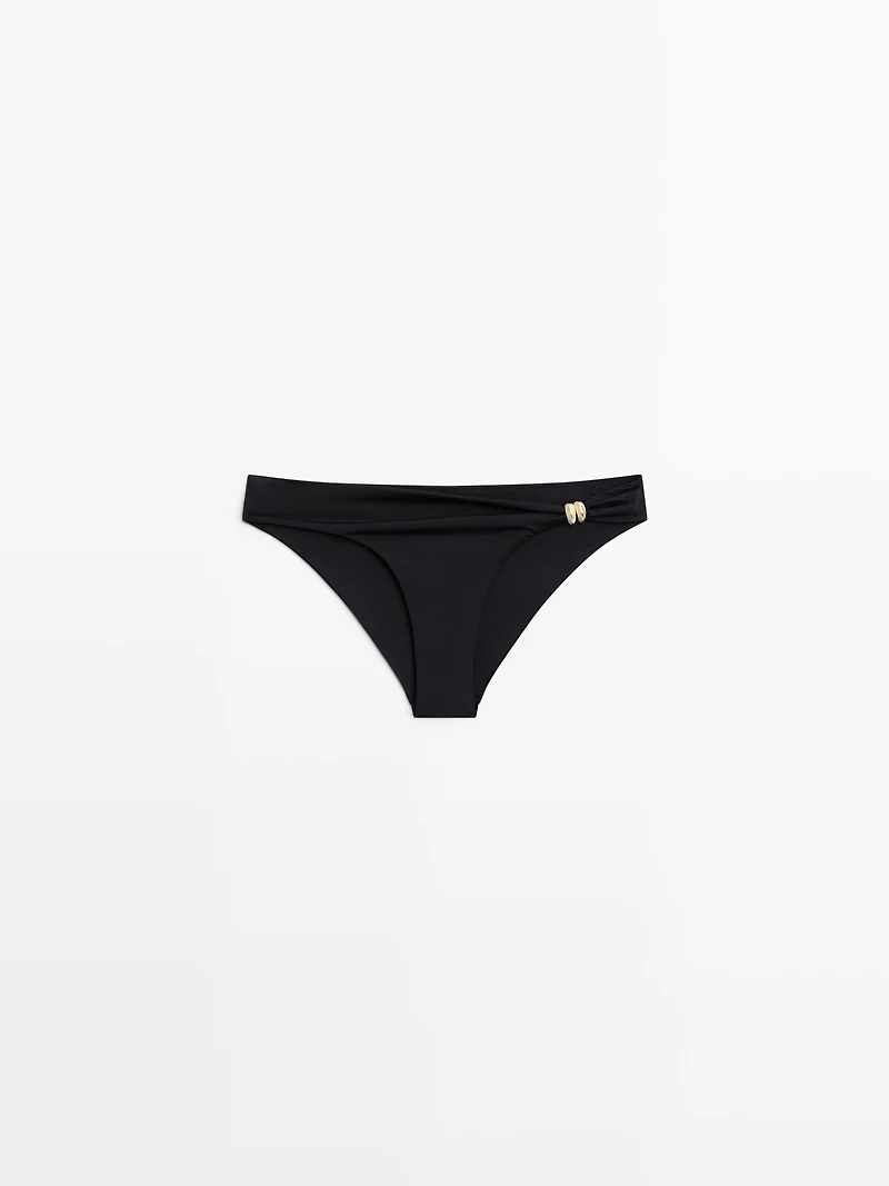 Bikini bottoms with rhinestone detail