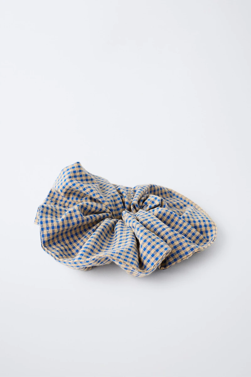 GINGHAM HAIR TIE