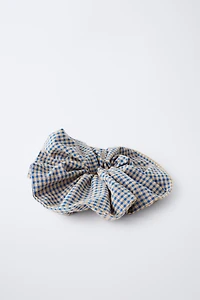 GINGHAM HAIR TIE