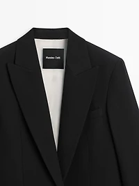 Veste de tailleur en crêpe