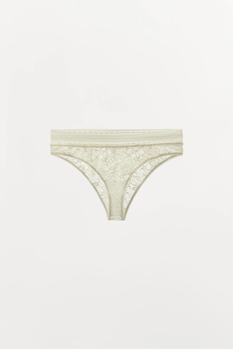 LACE BOXER BRIEFS