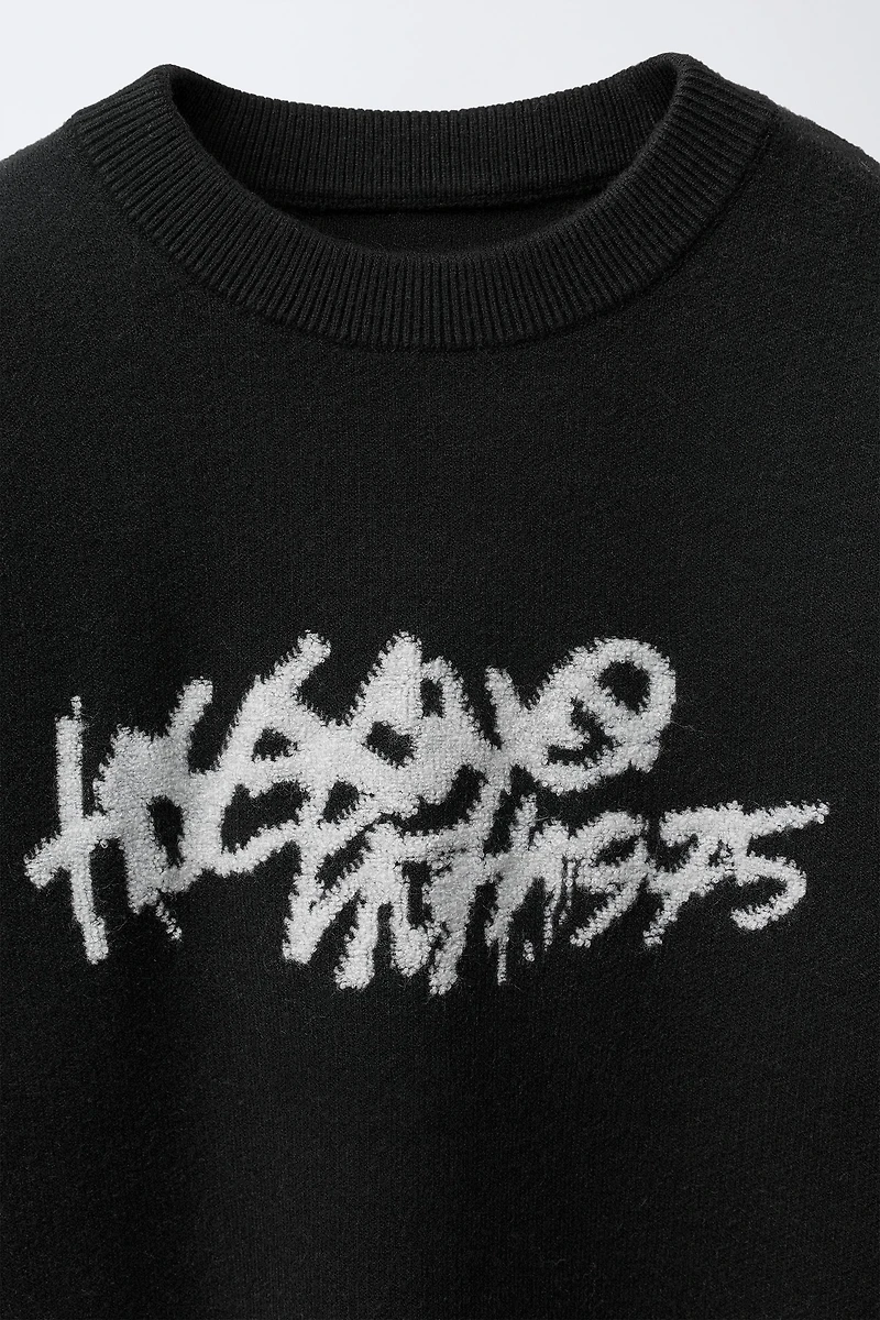 GRAFFITI KNIT SWEATER
