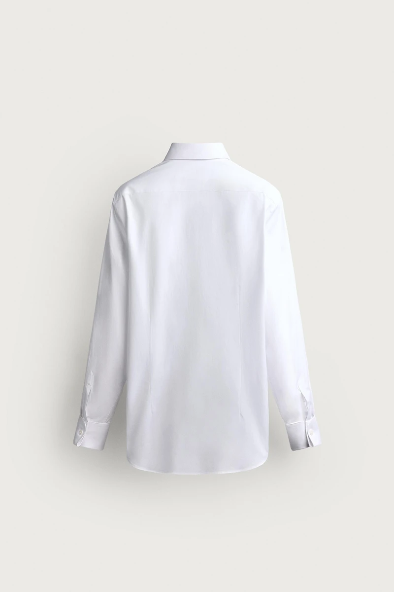 SLIM FIT DOUBLE CUFF SHIRT