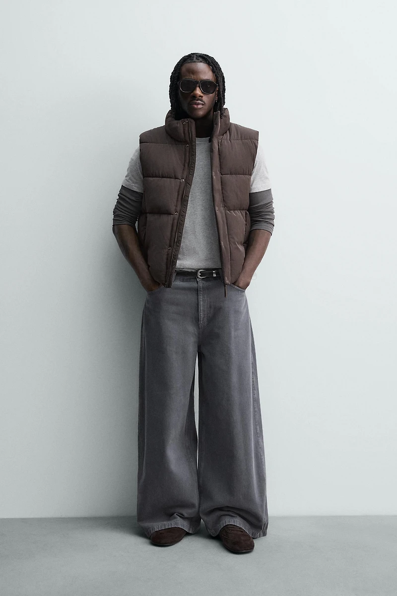 CROPPED FIT PADDED VEST