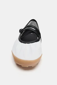 STRAPPY SPORTY BALLET FLATS