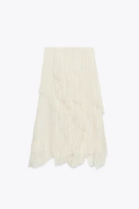 ZW COLLECTION COTTON GAUZE SKIRT
