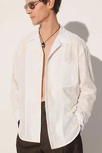 RELAXED FIT EMBROIDERED SHIRT