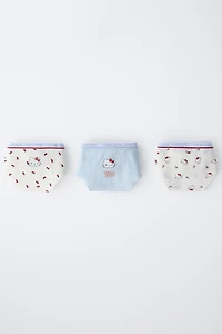 6- YEARS/ THREE-PACK OF HELLO KITTY © SANRIO UNDERWEAR
