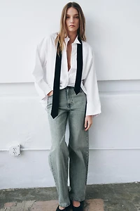 CHEMISE OVERSIZE CRAVATE ZW COLLECTION LIMITED EDITION